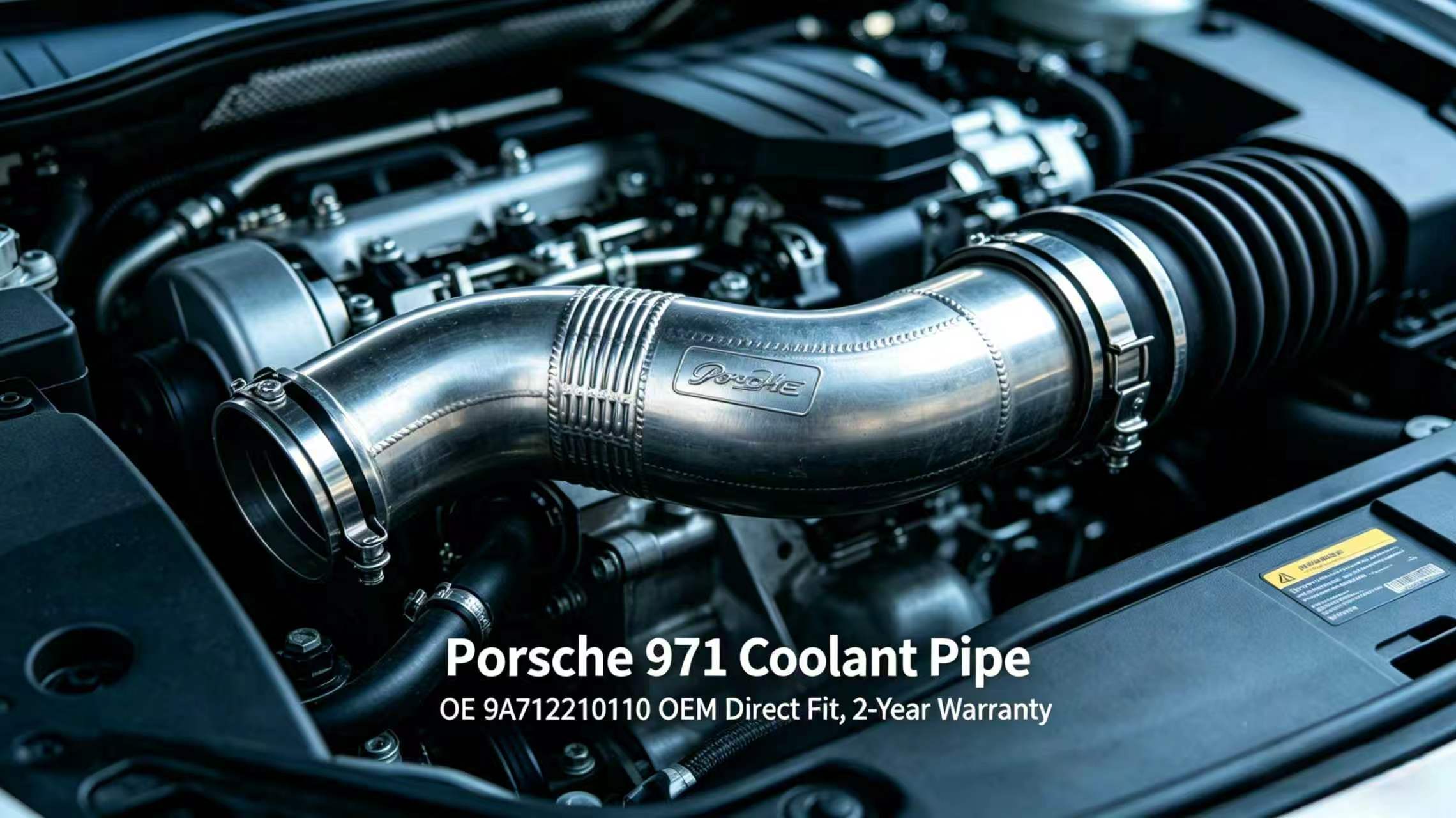 Porsche 971 Coolant Pipe "Dark Lord" — Direct-Fit OEM Replacement