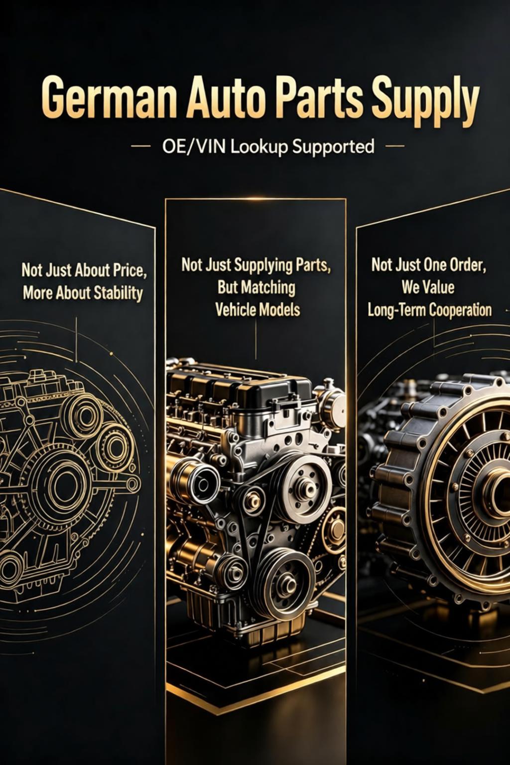 For German auto parts procurement, price being low is not the only criterion.