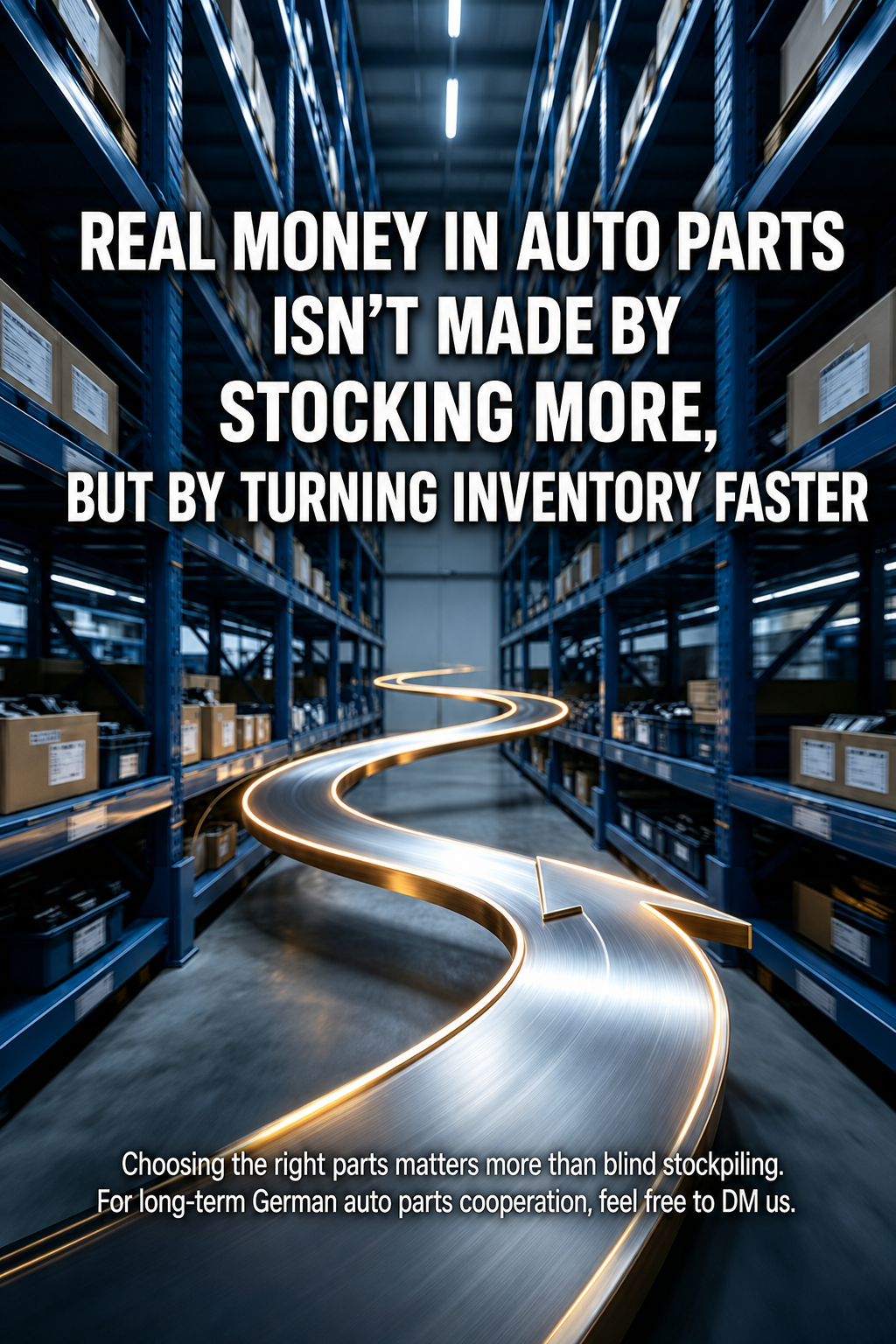 In the auto parts business, what really makes money is not having a large warehouse, but having a fast turnover rate.