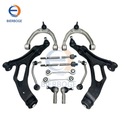 Suitable for 2004-2010 models of Touareg and Cayenne, including a full set of front control arms, front and rear stabilizer bars, inner and outer tie rod ends