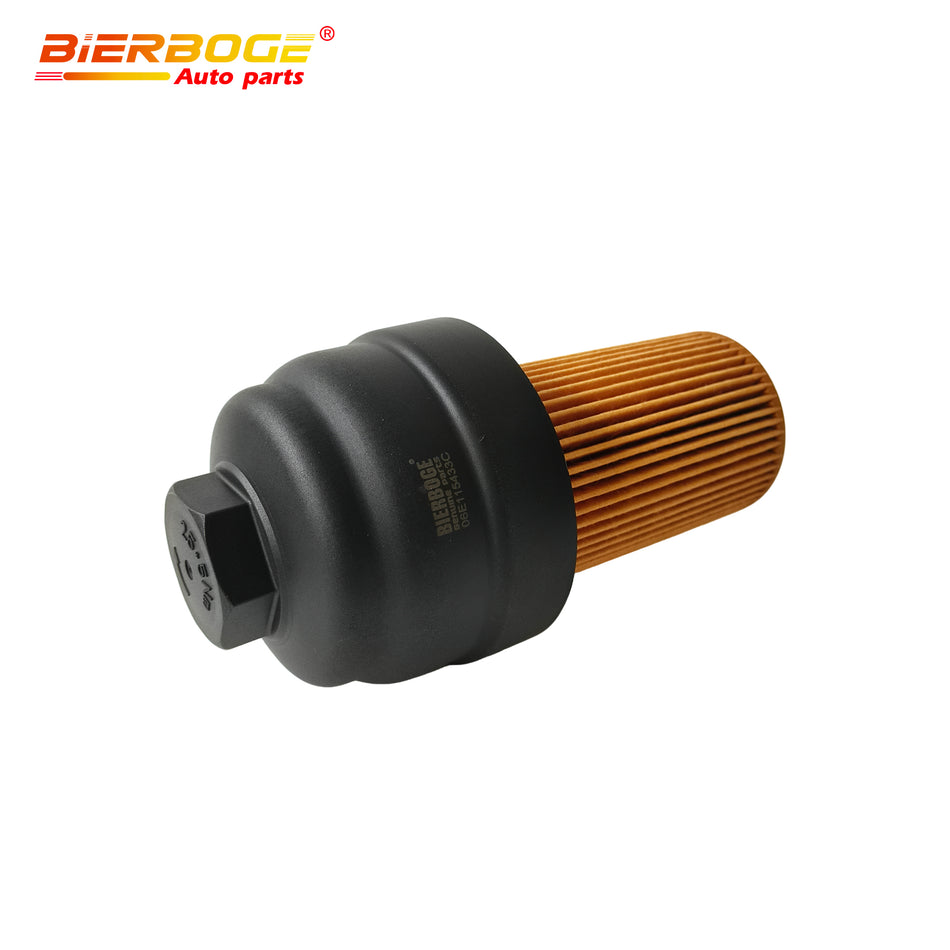 06E115433C Oil Filter Housing Cap with Filter Element For Audi