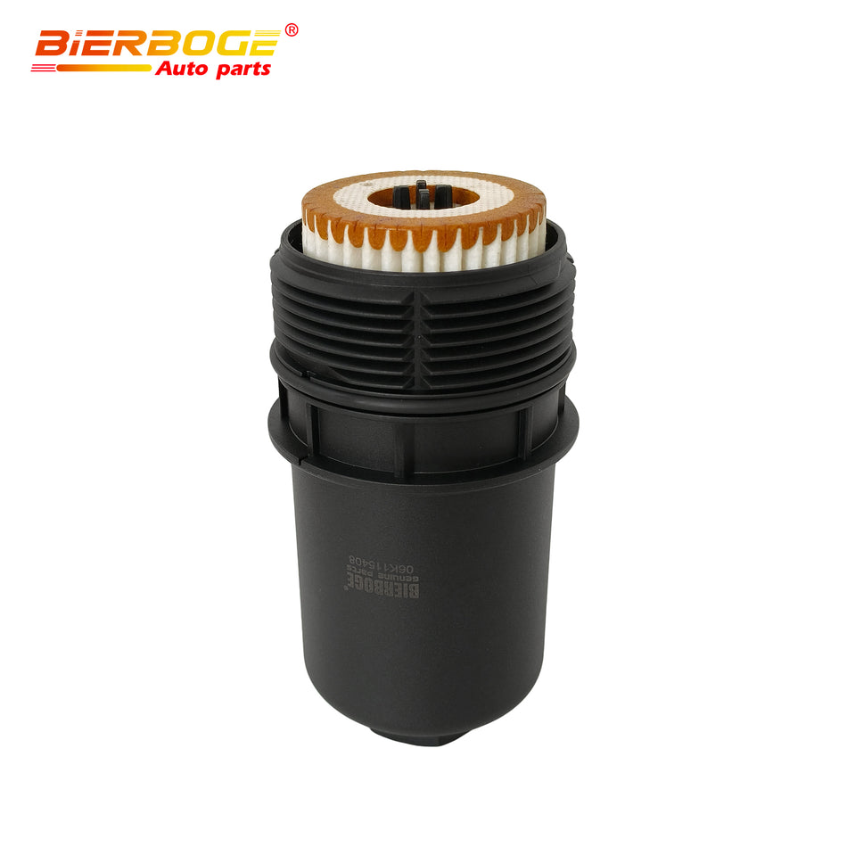 06L115408D Oil Filter Housing Cap with Filter Element For Volkswagen