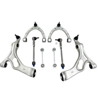 Full Set Front Control Arms Compatible with Audi Q7, Volkswagen Touareg, Porsche Cayenne 2011-2017 Part Numbers: 7P0407151E, 7P0407152E, 95834105303