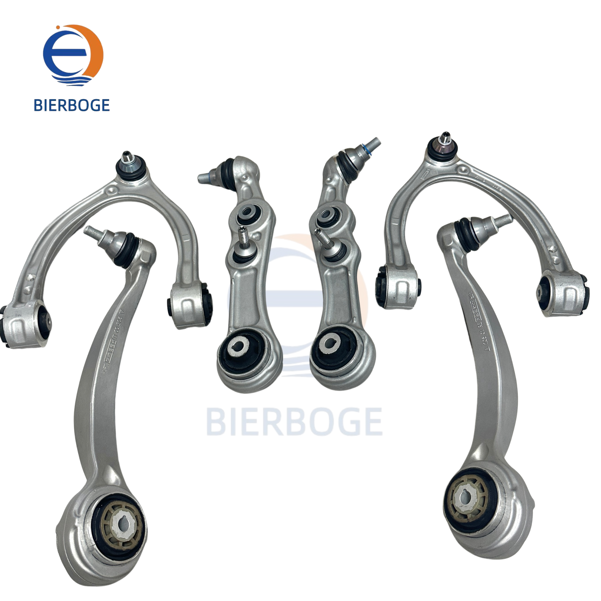 6-piece Set of Front Upper & Lower Control Arms for Benz W205: A2053305501, A2053305601, A2053306610, A2053306510, A2053304503, A2053304603