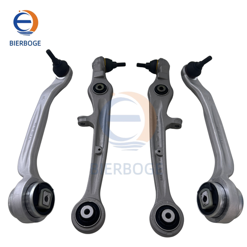 16-piece set of high-quality front control arms, inner and outer tie rod ends, compatible with Audi A6 C6, A8 D3, Volkswagen Phaeton and Bentley Flying Spur