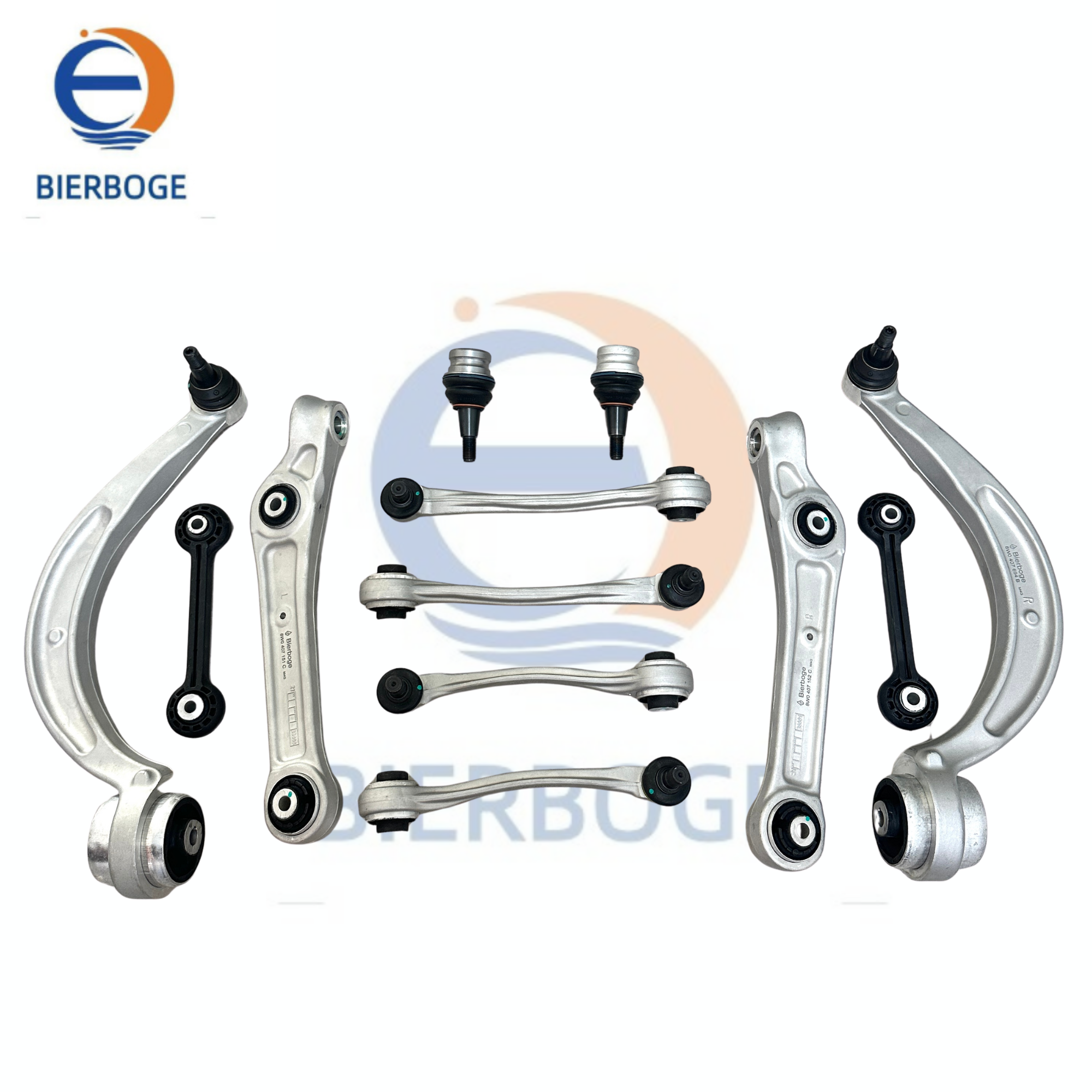 High-quality full set control arms direct from manufacturer, suitable for Audi A4L B9 8W0 suspension and chassis parts