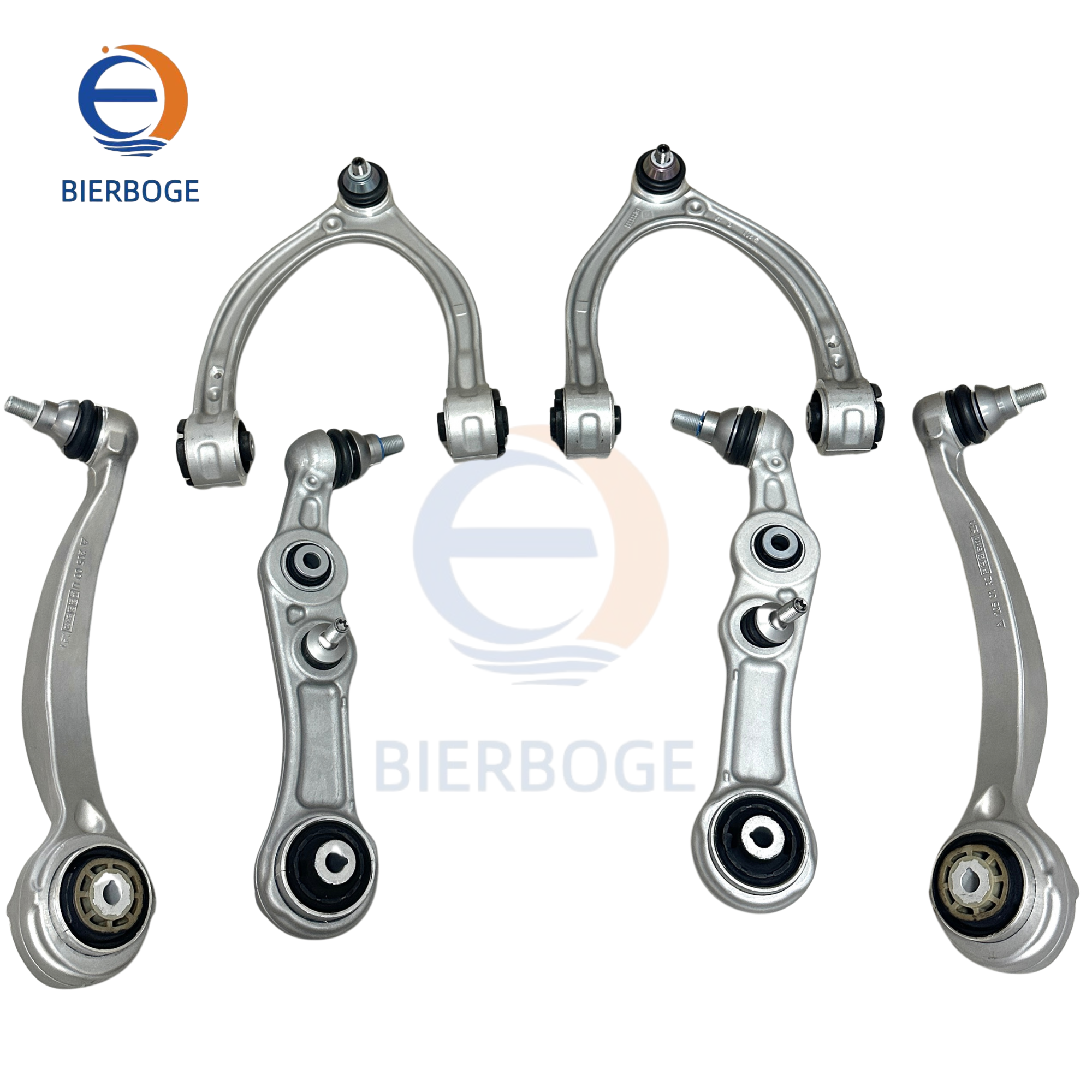 6-piece Set of Front Upper & Lower Control Arms for Benz W205: A2053305501, A2053305601, A2053306610, A2053306510, A2053304503, A2053304603