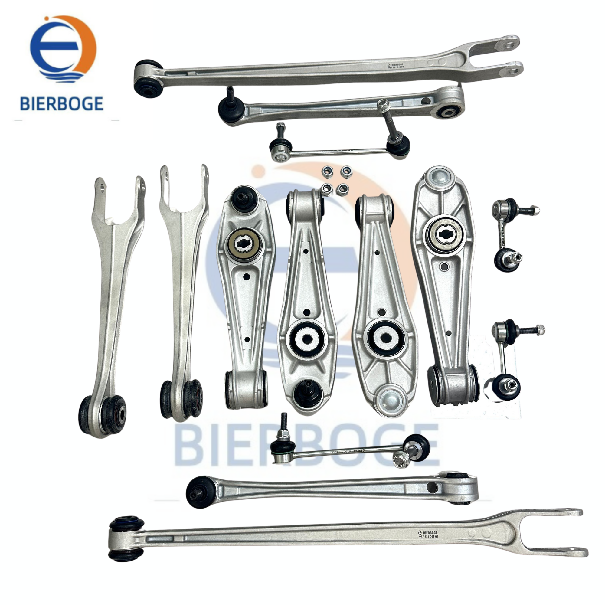 Fits front and rear full control arms for Porsche 991, 997: 99734104302, 99734105304, 99733104505, 98733104304, 99733105303
